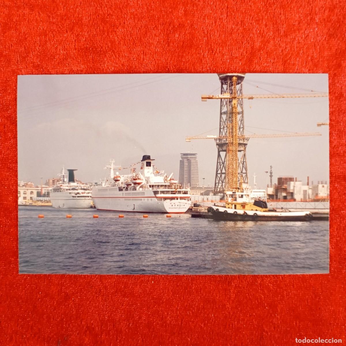 Fotograf&iacute;a antigua: ANTIGUA FOTOGRAFIA - BARCO-HOTEL JUEGOS OLIMPICOS - BARCELONA - 1992 - 140 X 90 MM / 5174