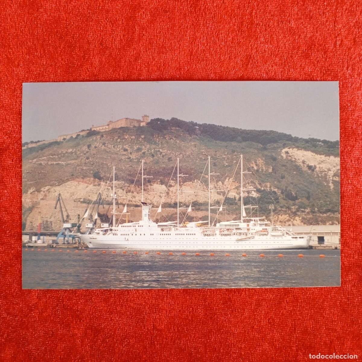 Fotograf&iacute;a antigua: ANTIGUA FOTOGRAFIA - BARCO-HOTEL JUEGOS OLIMPICOS - BARCELONA - 1992 - 140 X 90 MM / 5179