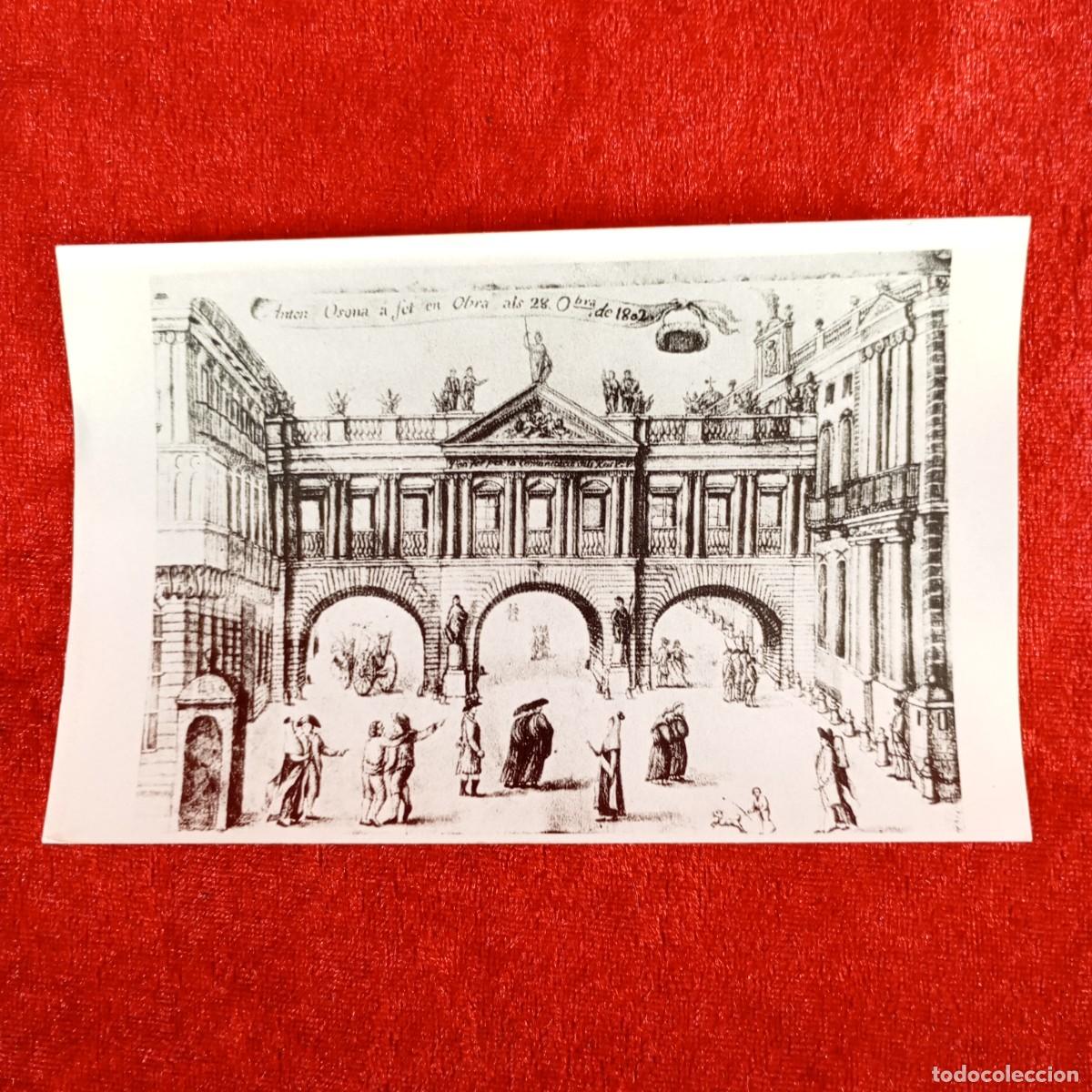 Fotograf&iacute;a antigua: ANTIGUA FOTOGRAFIA - GRABADO HISTORICO DE BARCELONA - ANTON OSONA - 1802 - 140 X 90 MM / 5214