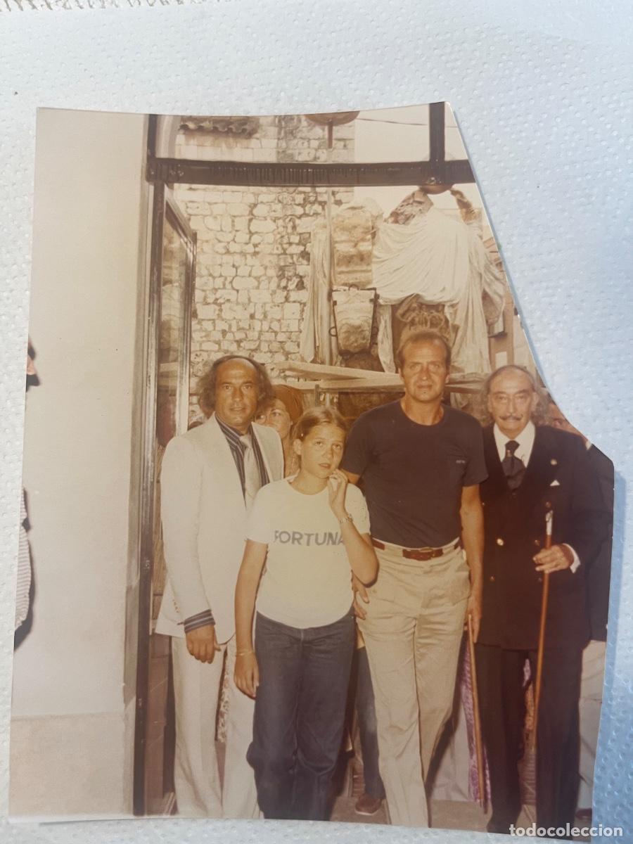 Fotograf&iacute;a antigua: FOTOGRAF&Iacute;A ORIGINAL DE SALVADOR DALI Y EL REY JUAN CARLOS I MUSEO DALI FIGUERES 1978