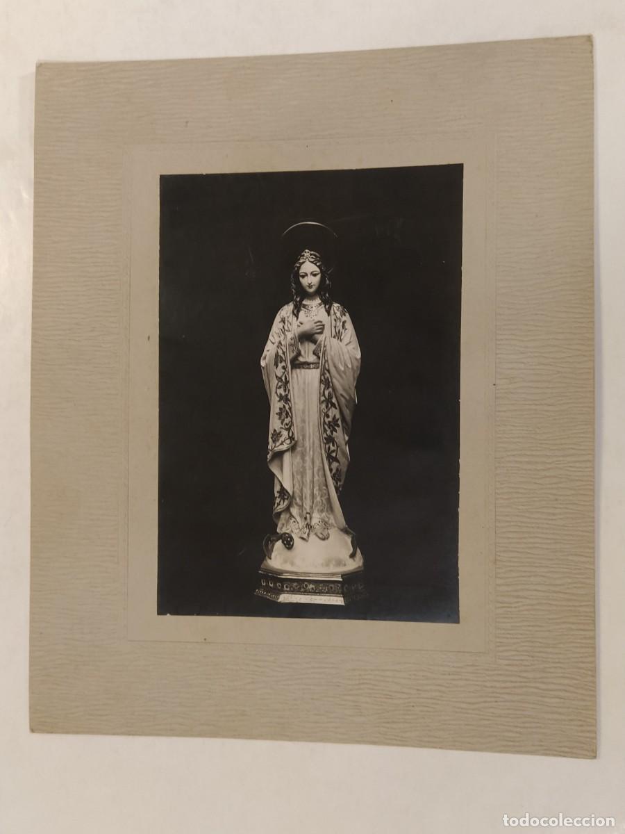 Fotograf&iacute;a antigua: ESTATUA VIRGEN - INMACULADA CONCEPCION ? - FOTOGRAFIA ANTIGUA - (V-28.168)