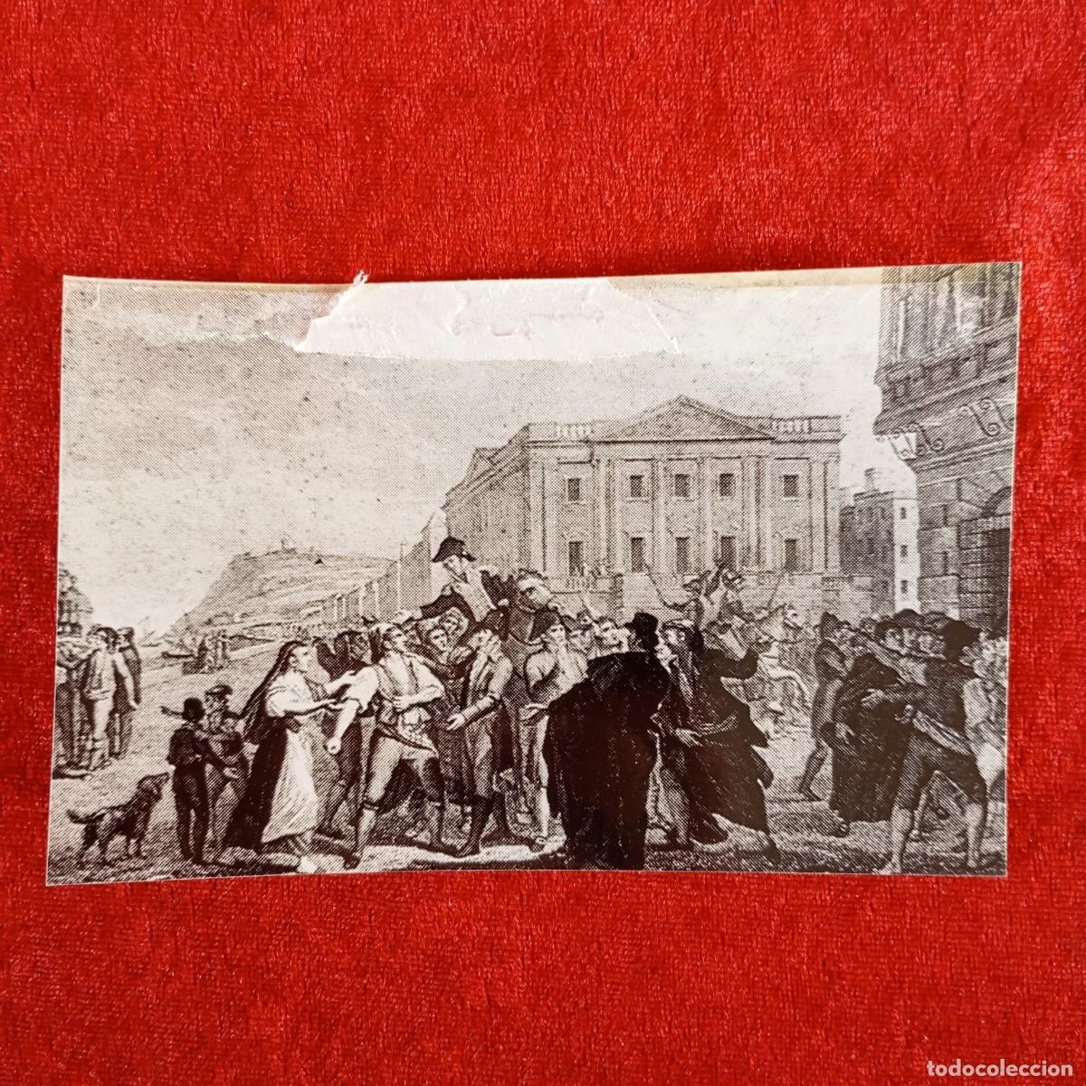 Fotograf&iacute;a antigua: ANTIGUA FOTOGRAFIA - GRABADO HISTORICO - OCUPACION DE BARCELONA - 1823 - 140 X 90 MM / 5229