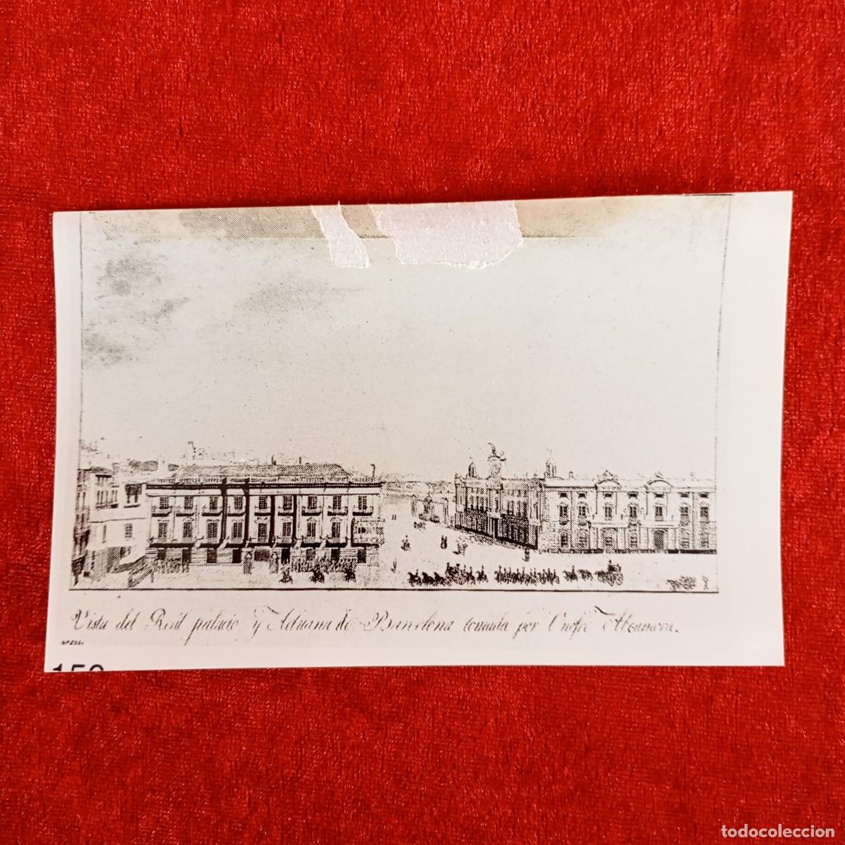 Fotografia antica: ANTIGUA FOTOGRAFIA - PLAN DE PALACIO REAL Y ADUANA - ONOFRE ALSAMORA - 1830 - 140 X 90 MM / 5231