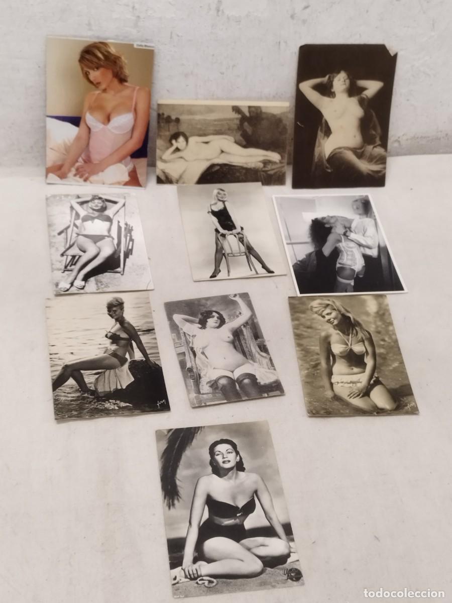 Fotograf&iacute;a antigua: Colecci&oacute;n de 10 antiguas fotos, postales. De mujeres er&oacute;ticas. De principios siglo XX y m&aacute;s actuales