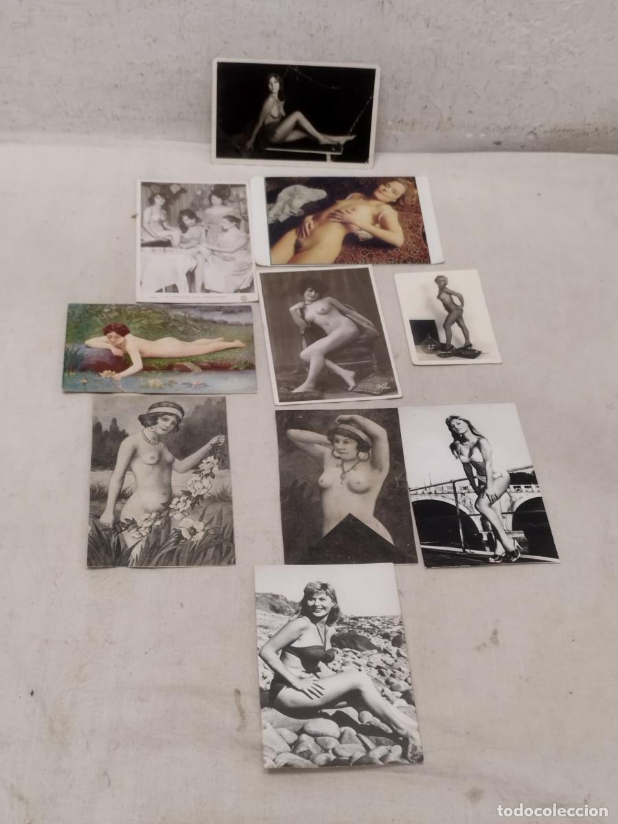 Fotograf&iacute;a antigua: Colecci&oacute;n de 10 antiguas fotos, postales. De mujeres er&oacute;ticas. De principios siglo XX y m&aacute;s actuales