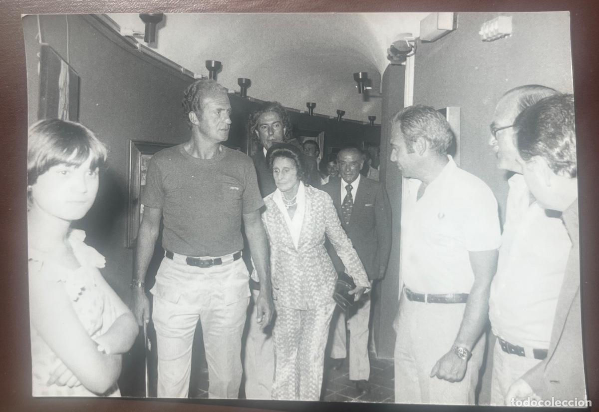 Fotograf&iacute;a antigua: FOTOGRAF&Iacute;A ORIGINAL DE EL REY JUAN CARLOS I Y GALA MUSEO DALI FIGUERES 1978