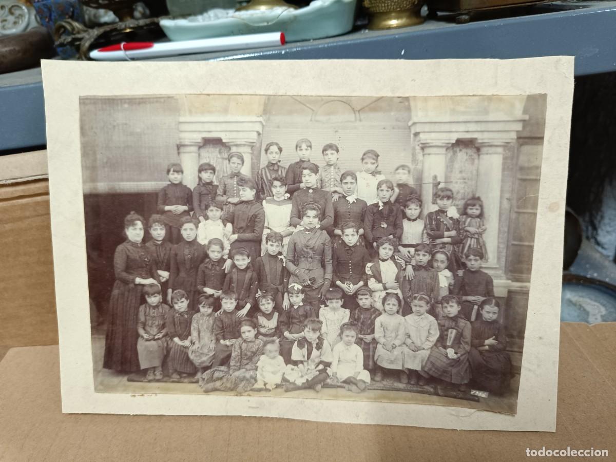 Fotograf&iacute;a antigua: ANTIGUA FOTO DE COLEGIO O DE ORFANATO DE NI&Ntilde;OS -P25