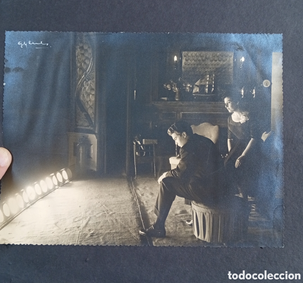 Fotograf&iacute;a antigua: Fotograf&iacute;a de la gran actriz Espa&ntilde;ola Pastora Pe&ntilde;a fotografo Gyenes
