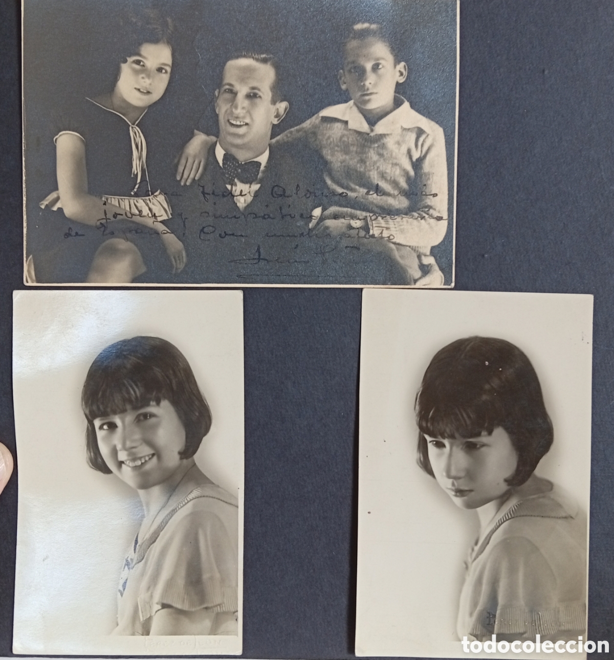 Fotograf&iacute;a antigua: Lote de 6 antiguas fotograf&iacute;as originales de los a&ntilde;os 30 gran actor Espa&ntilde;ol Luis Pe&ntilde;a ,Pastora Luis