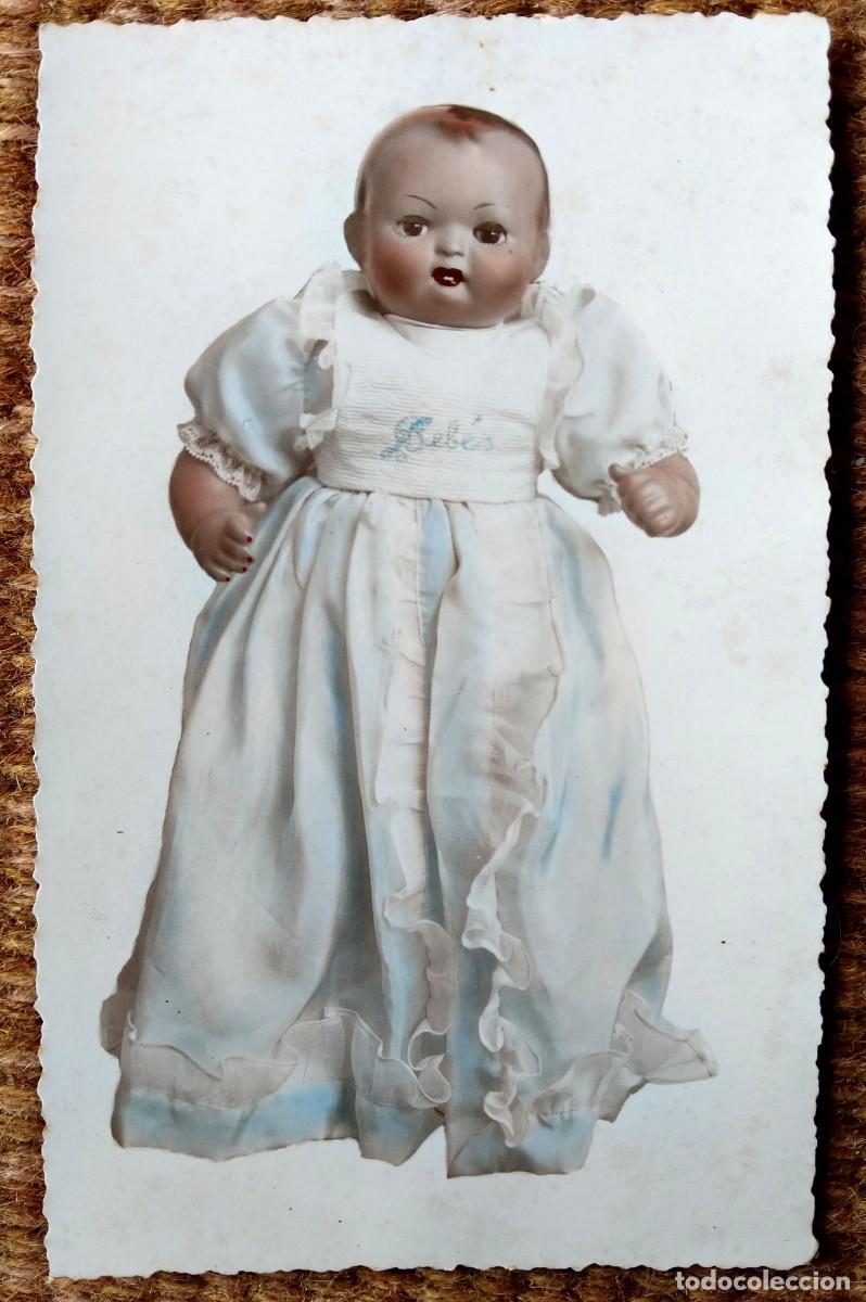 Fotograf&iacute;a antigua: FOTOGRAFIA DE MU&Ntilde;ECA DE PORCELANA