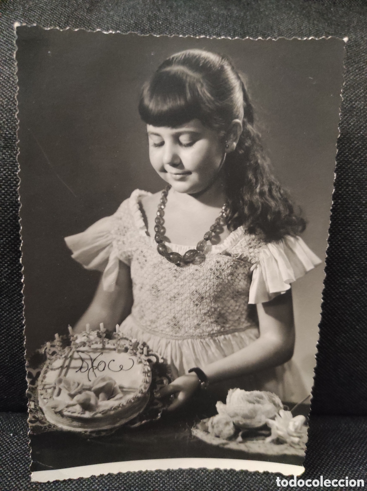 Photographie ancienne: Antigua fotograf&iacute;a de comuni&oacute;n 1955