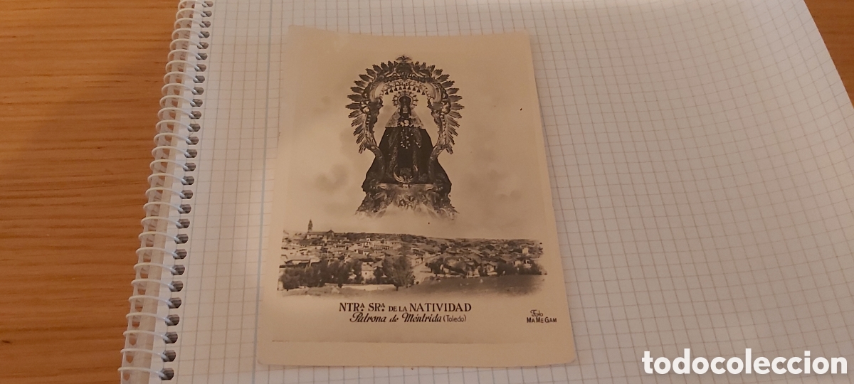Fotograf&iacute;a antigua: FOTO NTRA SRA DE LA NATIVIDAD PATRINA DE MENTRIDA. TOLEDO. MAME GAM
