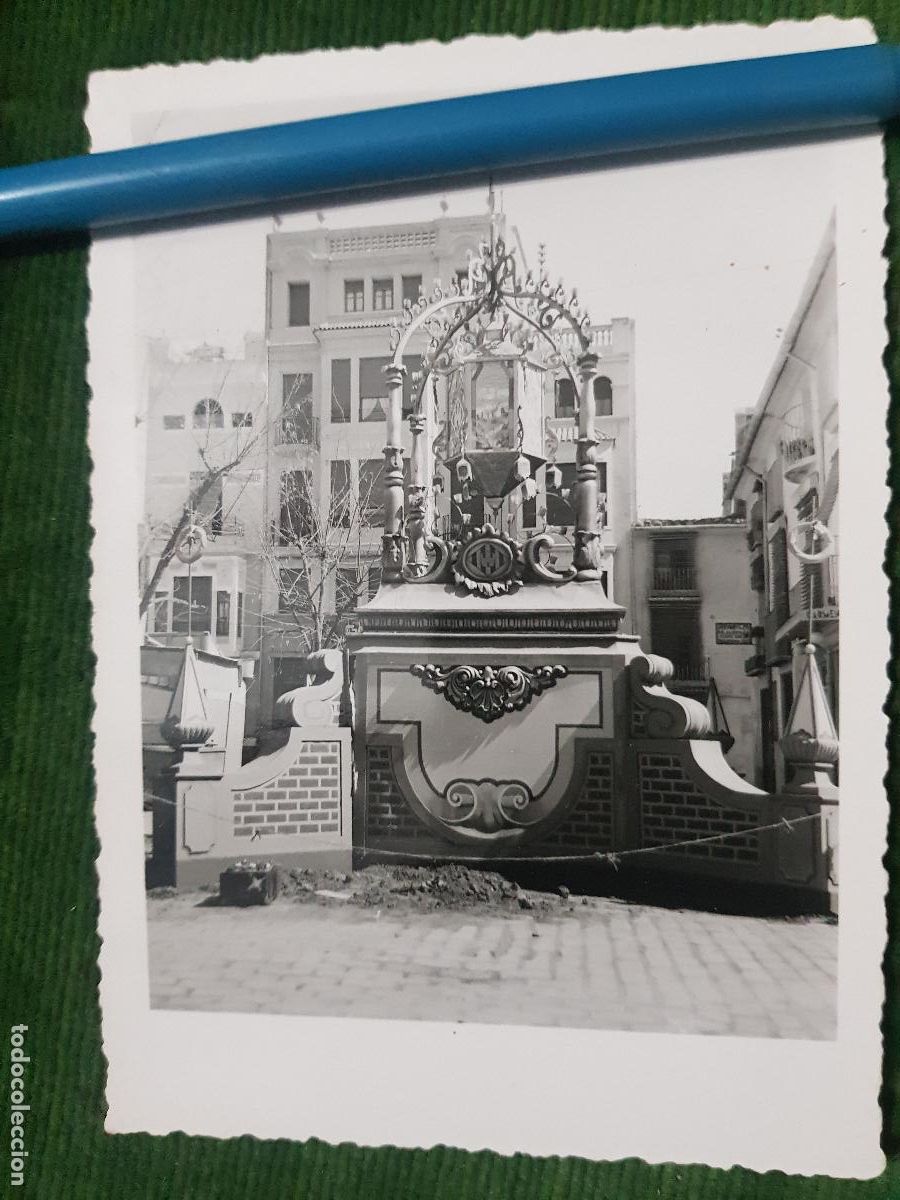 Fotograf&iacute;a antigua: GAYATA N&ordm;5 PLAZA DEL D.JAIME - ARTISTA JOSE RUBERT -A&Ntilde;O 1946 -FOTOGRAFIA ORIGINAL