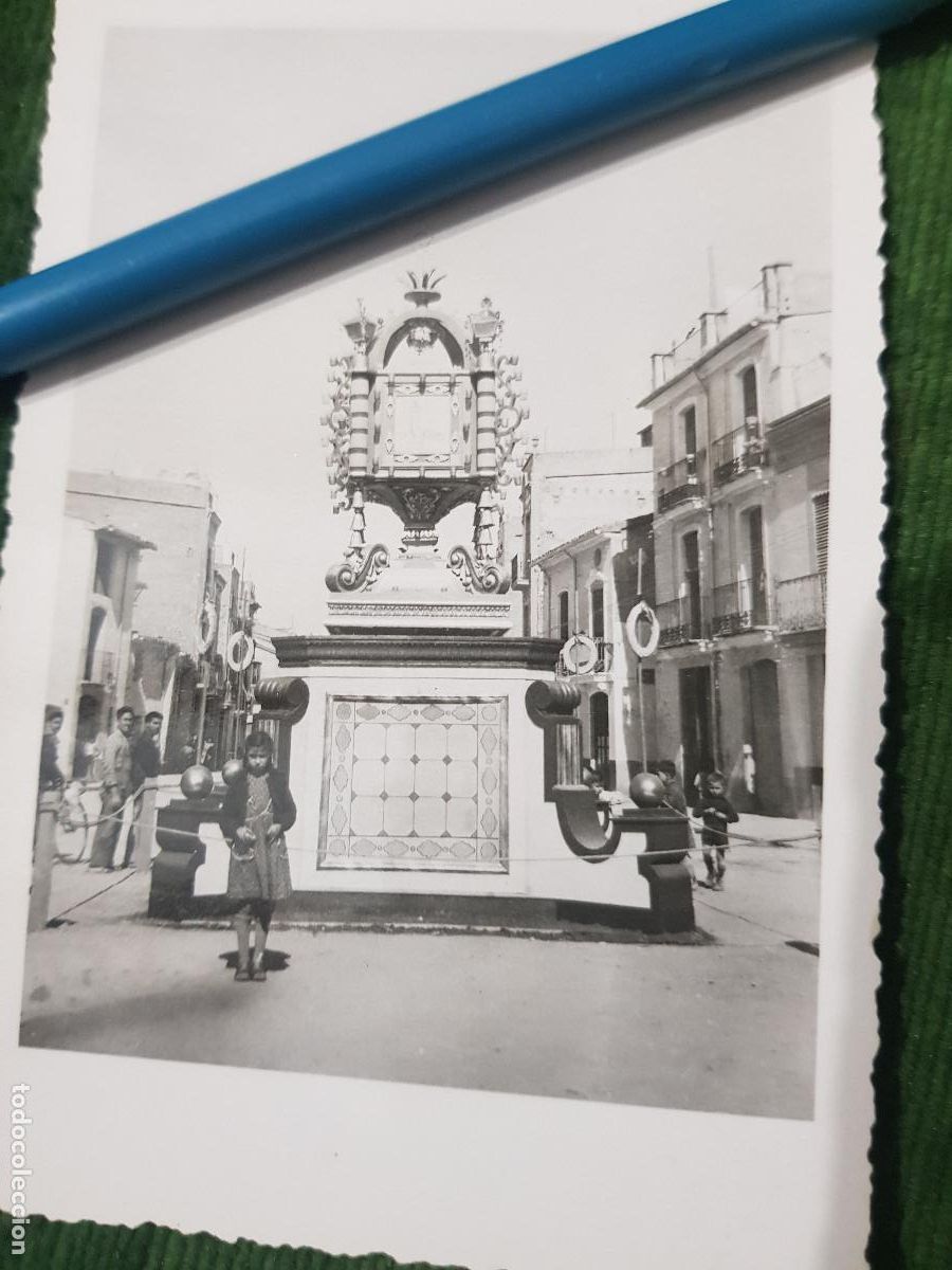 Fotograf&iacute;a antigua: GAYATA N&ordm;1- PLAZA ALCAZAR DE TOLEDO - ARTISTA MARMANEU -A&Ntilde;O 1946 -FOTOGRAFIA ORIGINAL