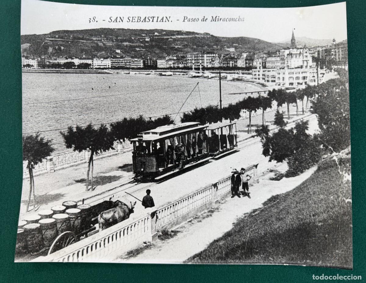 Fotograf&iacute;a antigua: P- FOTOGRAFIA DE GRAN TAMA&Ntilde;O DE SAN SEBASTIAN N&ordm; 38 PASEO DE MIRACONCHA A&Ntilde;OS 20