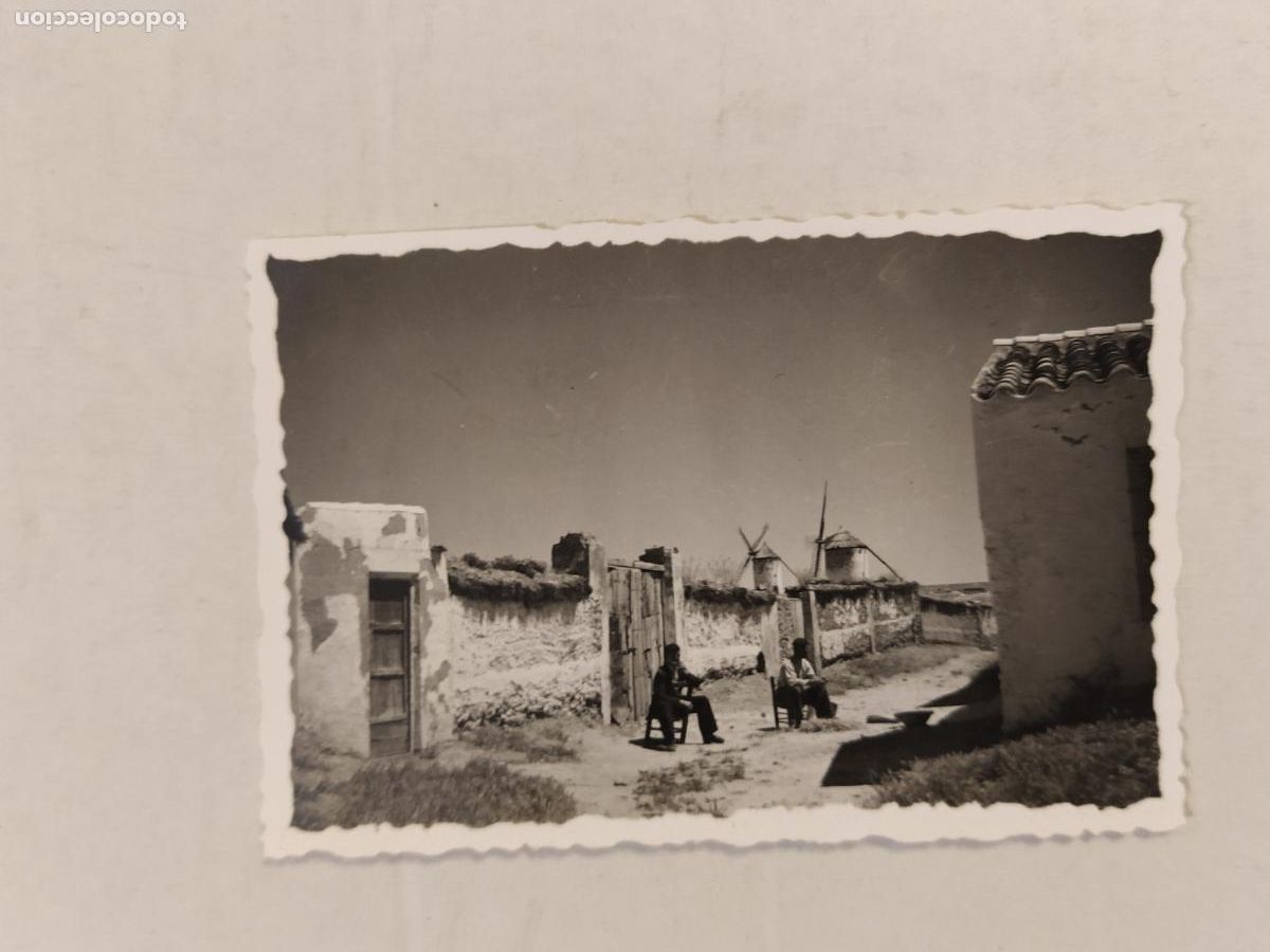 Fotograf&iacute;a antigua: CAMPO DE CRIPTANA - MOLINOS DE VIENTO - FOTO A. MERLO DELGADO - FOTOGRAFIA ANTIGUA -(116.184)