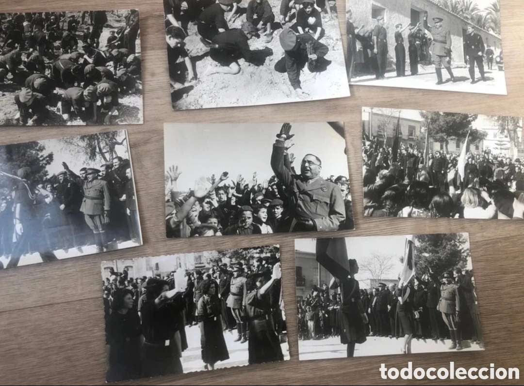 Fotograf&iacute;a antigua: Exaltaci&oacute;n de Franco en Santa Pola 1940