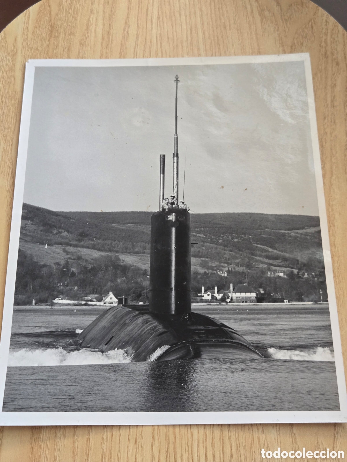 Fotograf&iacute;a antigua: Antigua fotograf&iacute;a de submarino
