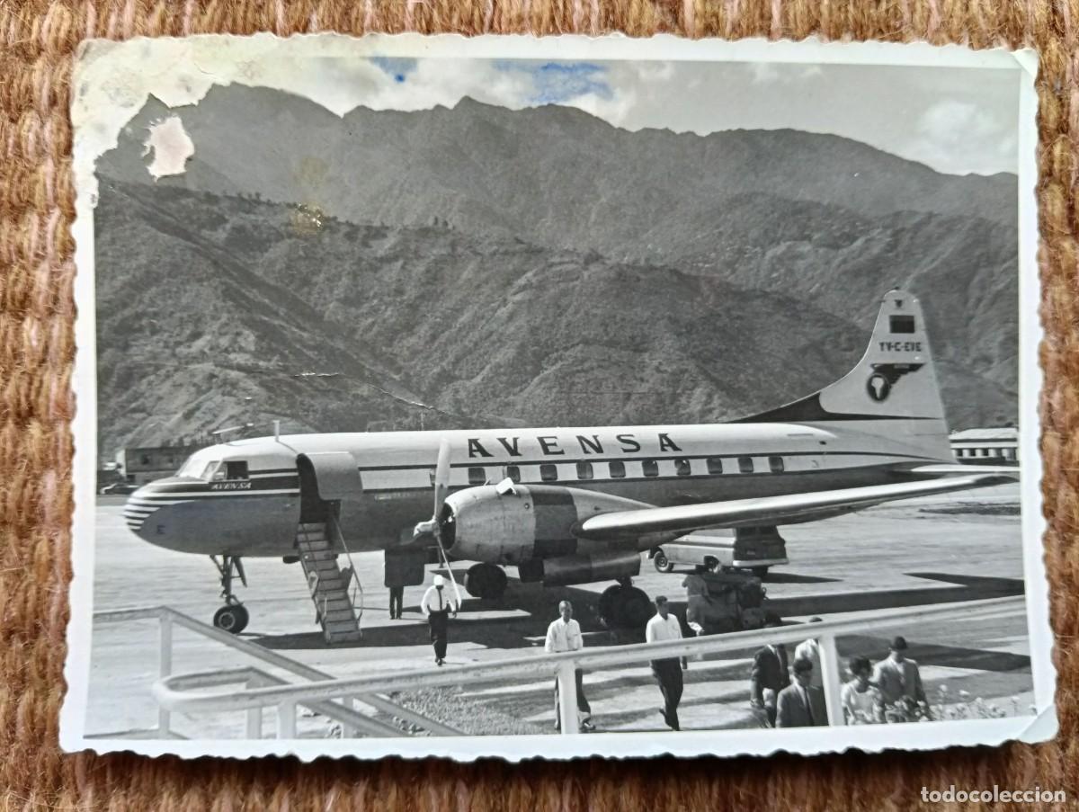 Fotograf&iacute;a antigua: AVION AEROLINEA AVENSA - AEROLINEAS VENEZOLANAS