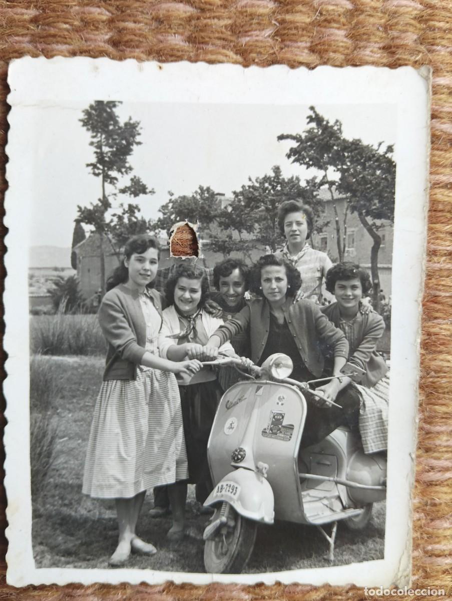 Fotograf&iacute;a antigua: VESPA MATRICULA ALBACETE