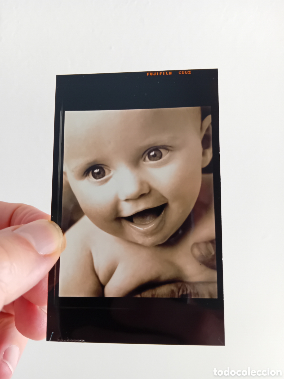 Fotograf&iacute;a antigua: DIAPO PLACA MEDIO FORMATO FOTO PROFESIONAL PUBLICITARIA BEBE NI&Ntilde;O PEQUE&Ntilde;O. A&Ntilde;OS 90