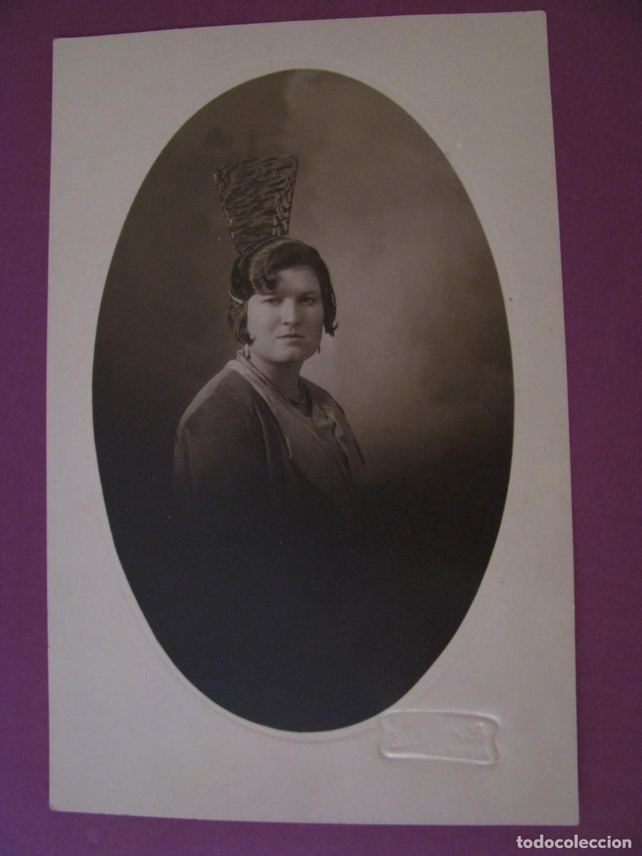 Fotograf&iacute;a antigua: ANTIGUA FOTO DE UNA MUJER. LUCAS, ALMERIA. DETRAS ESCRITA: HUERCAL 1930