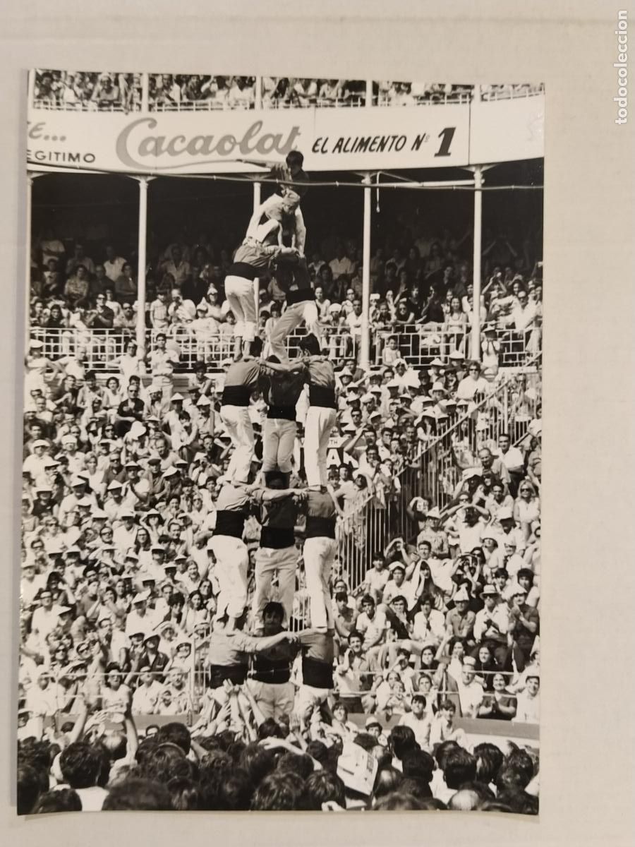 Antique Photography: CASTELLERS - CINE FOTO VALLVE , TARRAGONA - ANY 1970 - CACAOLAT - FOTOGRAFIA ANTIGA -(K-15.432 - 4)