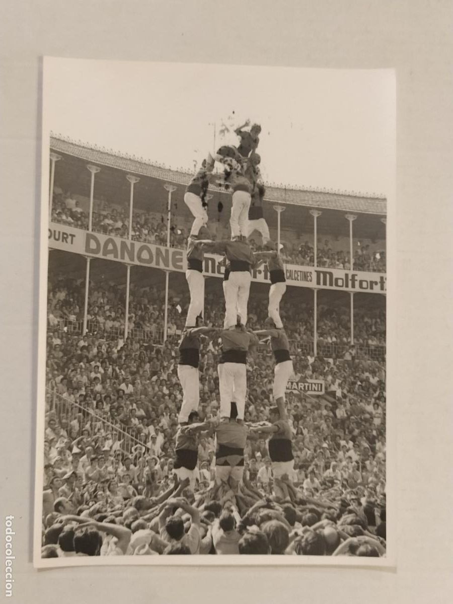 Fotograf&iacute;a antigua: CASTELLERS - FOTO REPORTAJES VALLV&Eacute; , TARRAGONA - ANY 1970 - FOTOGRAFIA ANTIGA -(K-15.432 - 8)