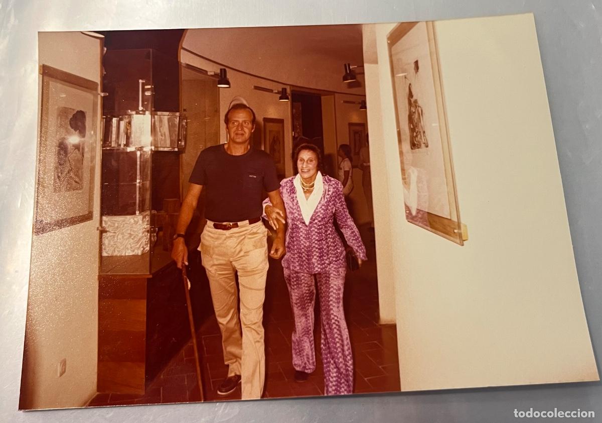Fotograf&iacute;a antigua: FOTOGRAF&Iacute;A ORIGINAL DE GALA DAL&Iacute; Y EL REY JUAN CARLOS I MUSEO DAL&Iacute; 1978