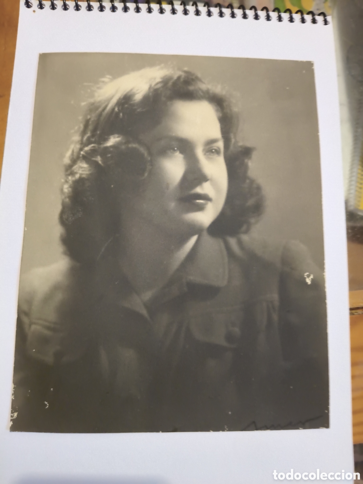Fotograf&iacute;a antigua: Fotograf&iacute;a de joven a&ntilde;o 46s fotos Amer