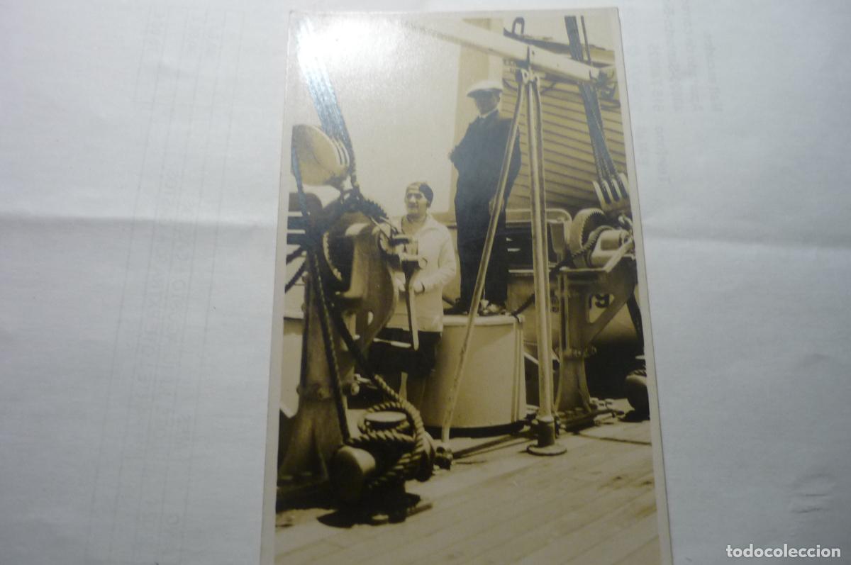 Fotograf&iacute;a antigua: foto tama&ntilde;o postal pareja,.&iexcl;&iexcl;escrito dorso bordo del g,cesare&iexcl;&iexcl;