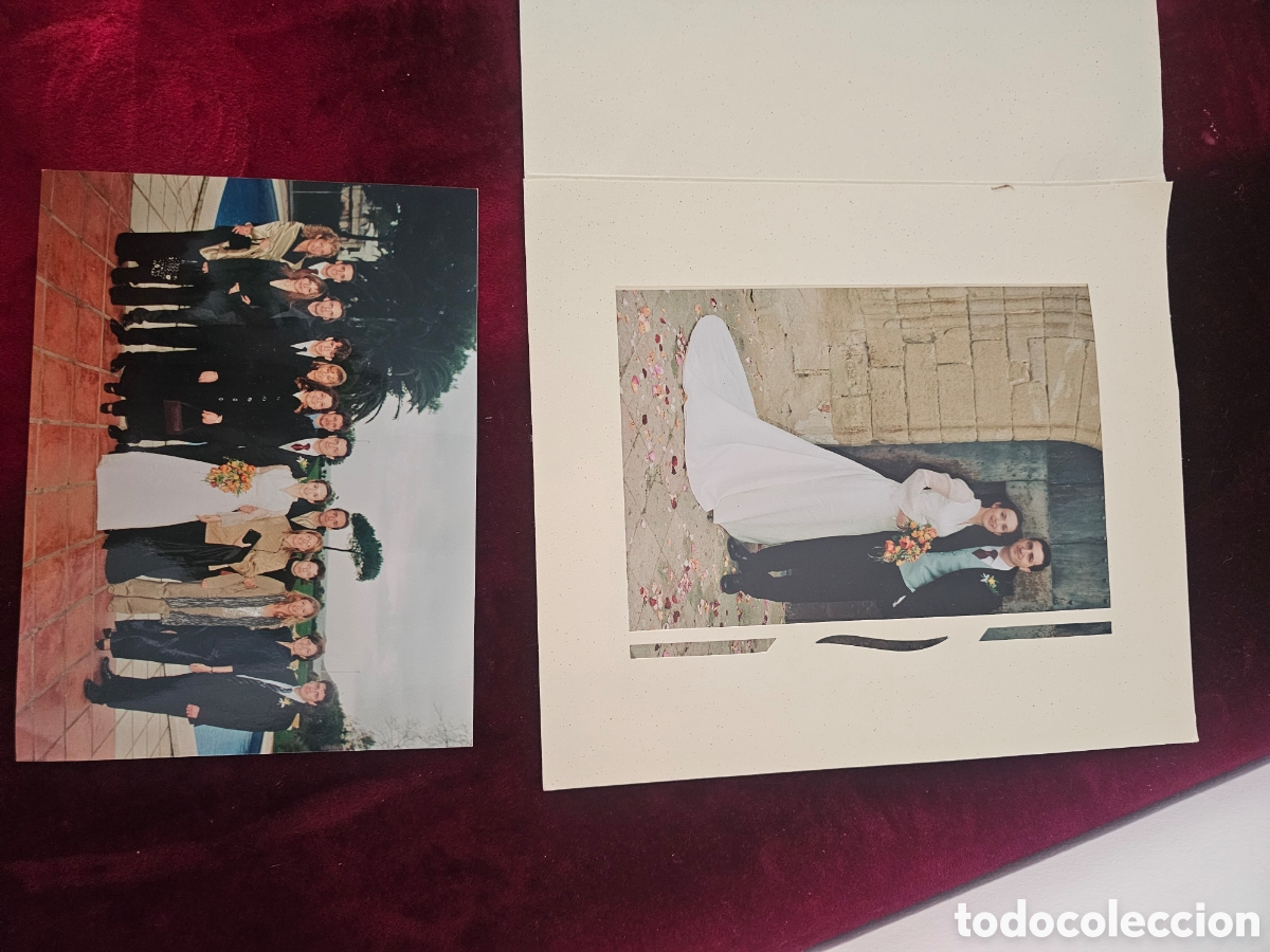 Fotograf&iacute;a antigua: 2 Fotograf&iacute;as de boda de 1990s 2000s Barcelona Foto Estil Barcelona