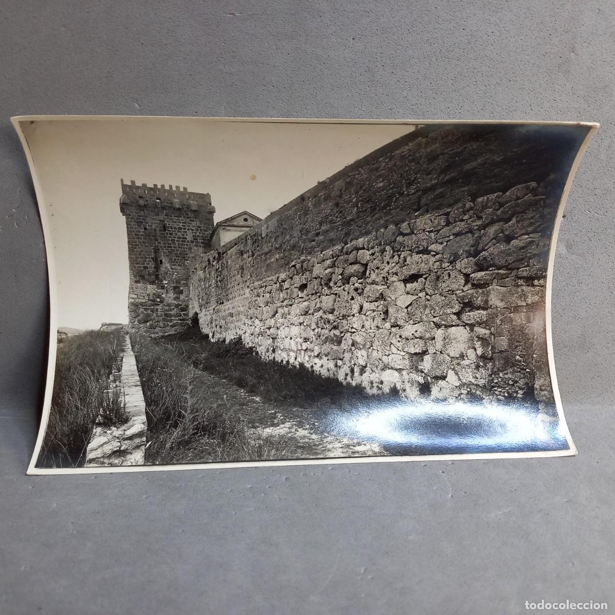 Fotograf&iacute;a antigua: Antigua fotograf&iacute;a de Hermenegild Vallv&eacute;. Muralla y Torre del Arzobispo, Tarragona. A&ntilde;os 20-30