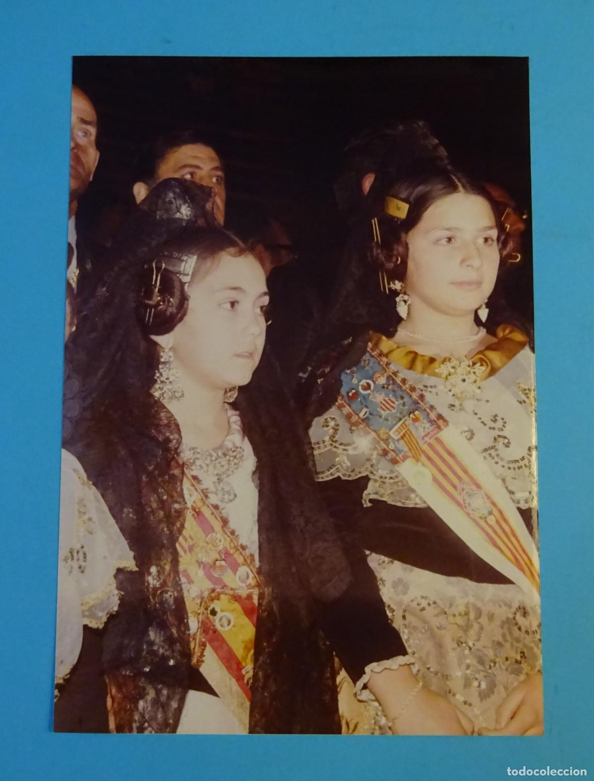 Fotograf&iacute;a antigua: FOTOGRAF&Iacute;A FALLERA MAYOR INFANTIL DE VALENCIA FALLAS 1974. FOT&Oacute;GRAFO F. P&Eacute;REZ APARISI