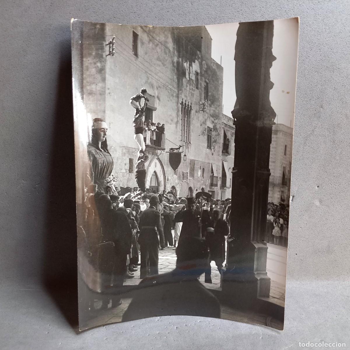 Fotograf&iacute;a antigua: Antigua fotograf&iacute;a de Hermenegild Vallv&eacute;. Pla de la Seu, Catedral, Tarragona, Castells. A&ntilde;os 30-40