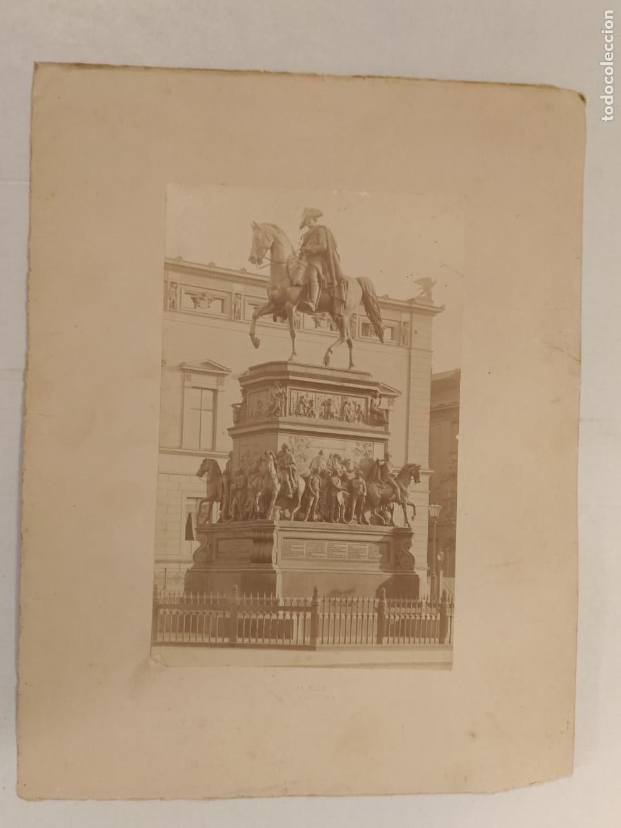 Fotograf&iacute;a antigua: ALEMANIA - BERLIN - FRIEDRICH El GRANDE - AL RHIN , BARCELONA - FOTOGRAFIA ANTIGUA