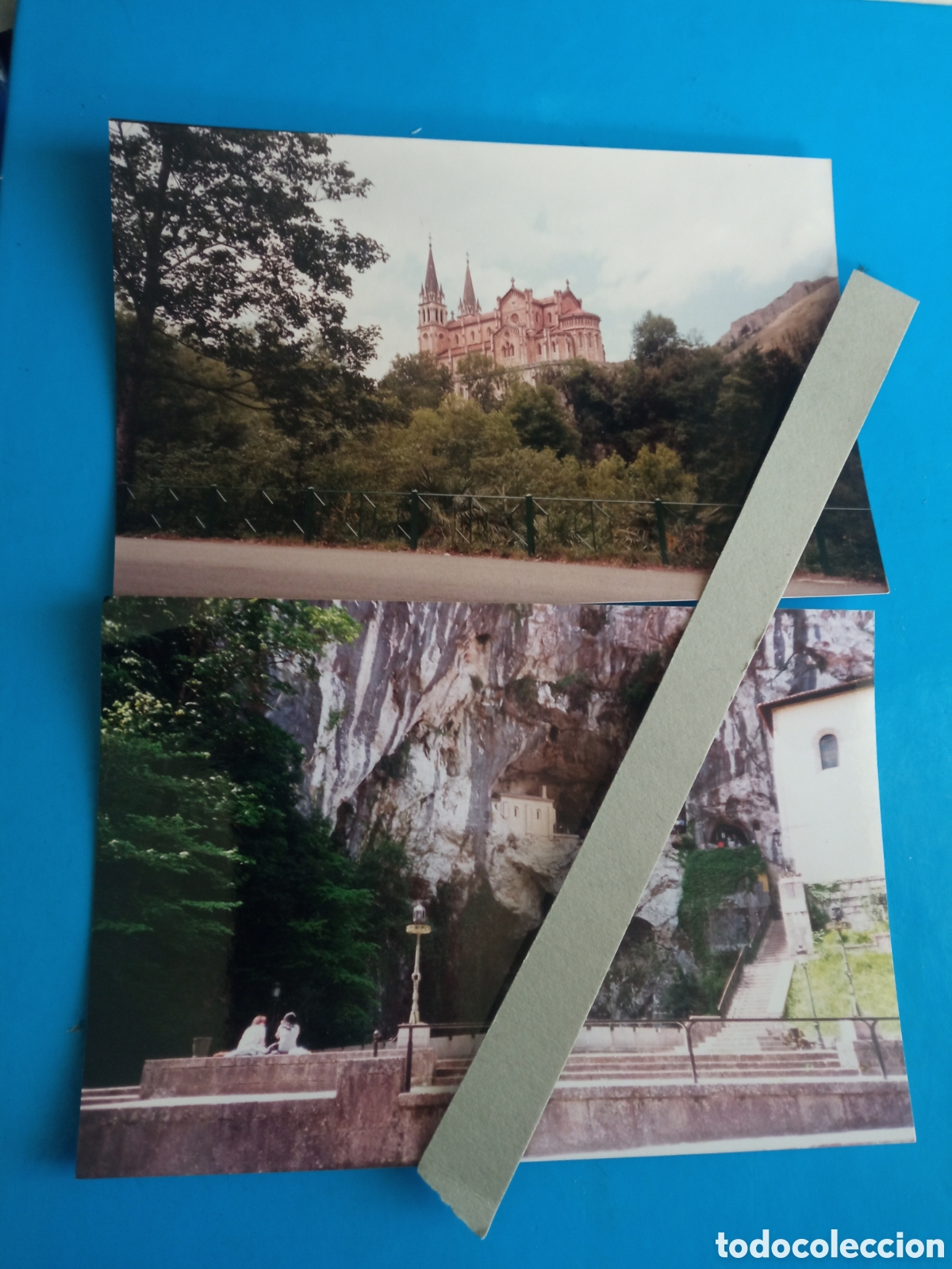 Fotograf&iacute;a antigua: 2 fotogr&aacute;fias de Covadonga, a&ntilde;o 2000, miden 15x10,1cm