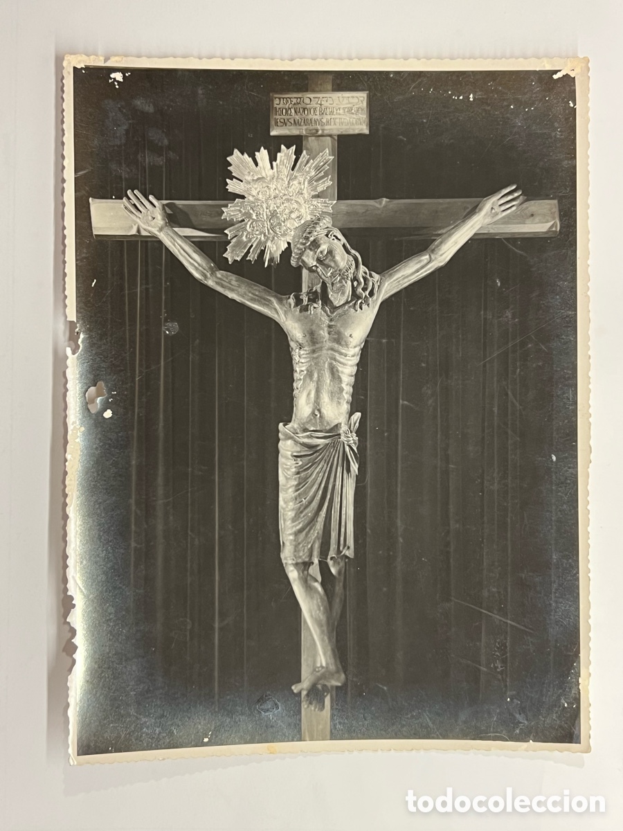 Fotograf&iacute;a antigua: VALENCIA. CRISTO DEL SALVADOR. Siglo XIII, Iglesia del Sant&iacute;simo Cristo del Salvador (h.1930?)