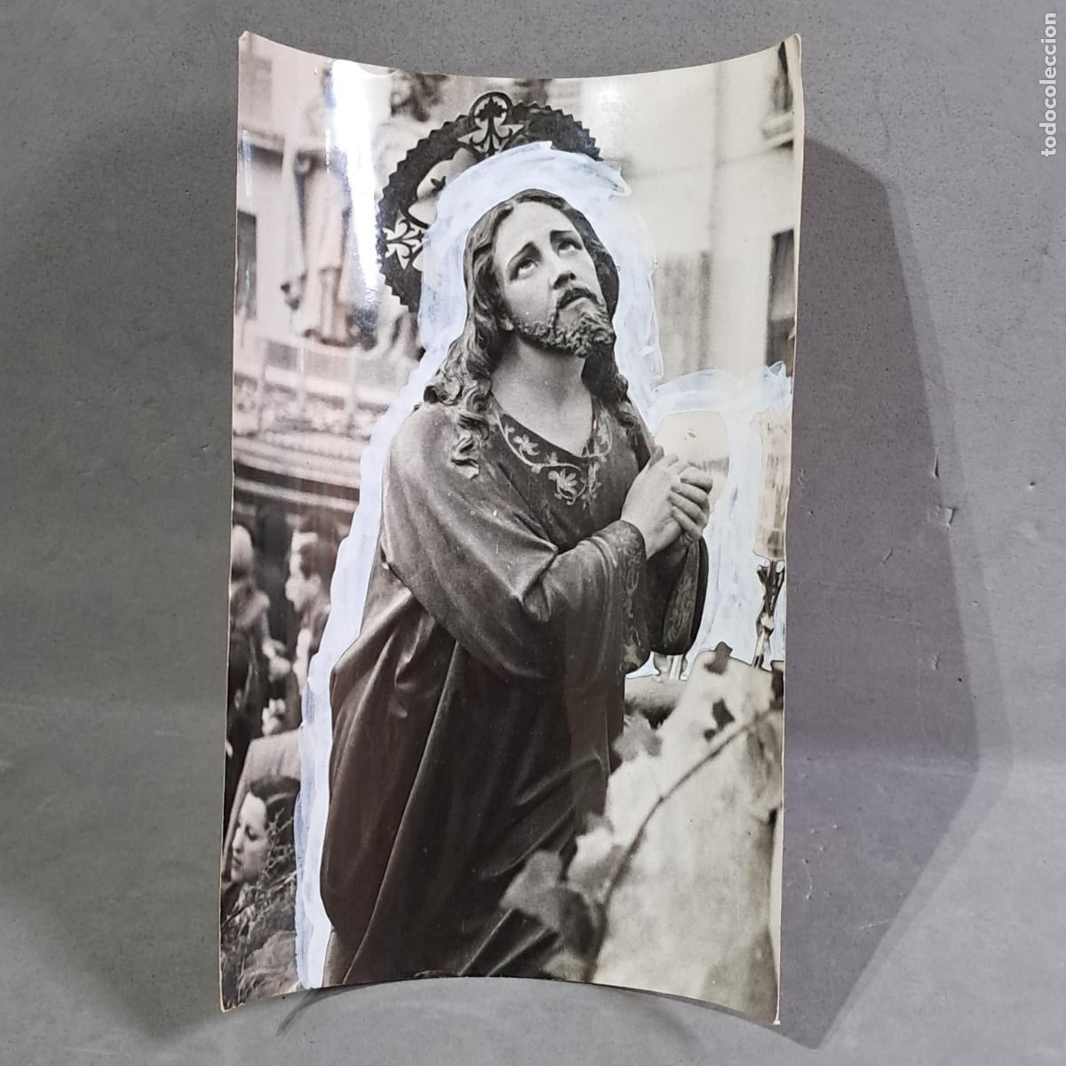 Fotograf&iacute;a antigua: Antigua fotograf&iacute;a de Hermenegild Vallv&eacute;. Semana Santa, Oraci&oacute;n del Huerto, Tarragona. A&ntilde;os 20-30