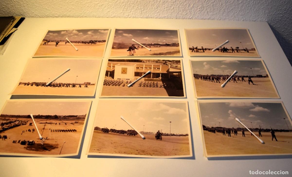 Fotograf&iacute;a antigua: 9 fotos tomadas en la Academia de la Polic&iacute;a Nacional de Sevilla (a&ntilde;os 1970/80, aprox.)