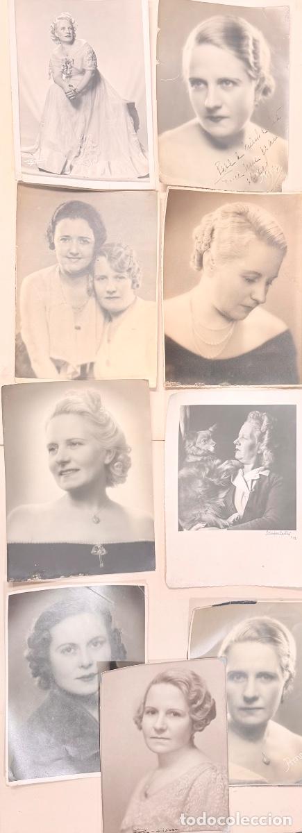 Fotograf&iacute;a antigua: 9 Fotografias de mujeres a&ntilde;os 40