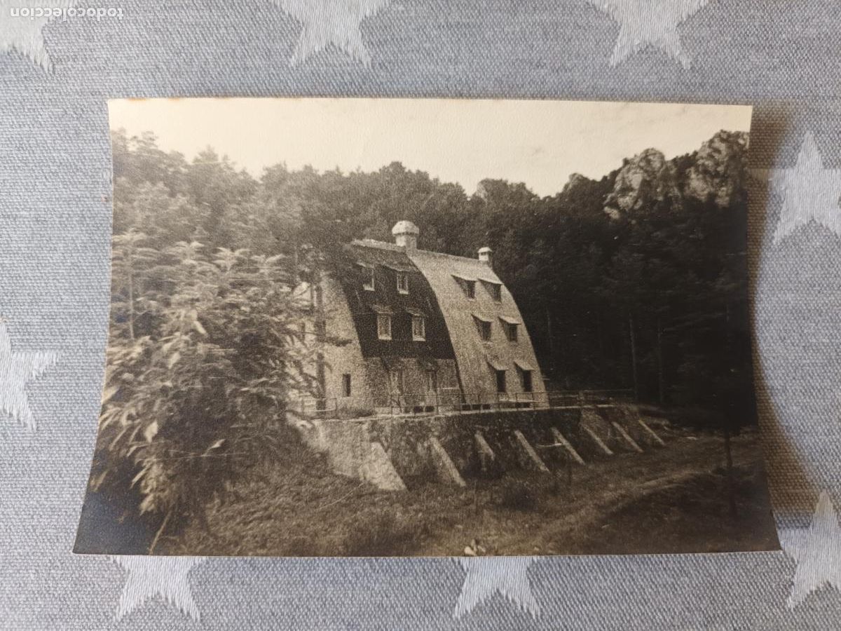 Fotograf&iacute;a antigua: ANTIGUA FOTOGRAFIA TIPO POSTAL FOTOGRAFICA XALET CATLLARAS GAUDI. TECNICOS TRABAJO MINA. POBLA LILLE