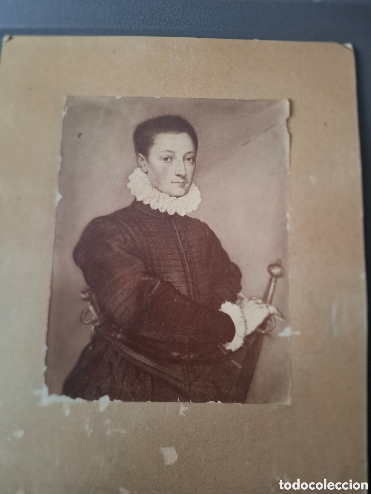 Fotograf&iacute;a antigua: San Luis Gonzaga - a la edad de 17 a&ntilde;os