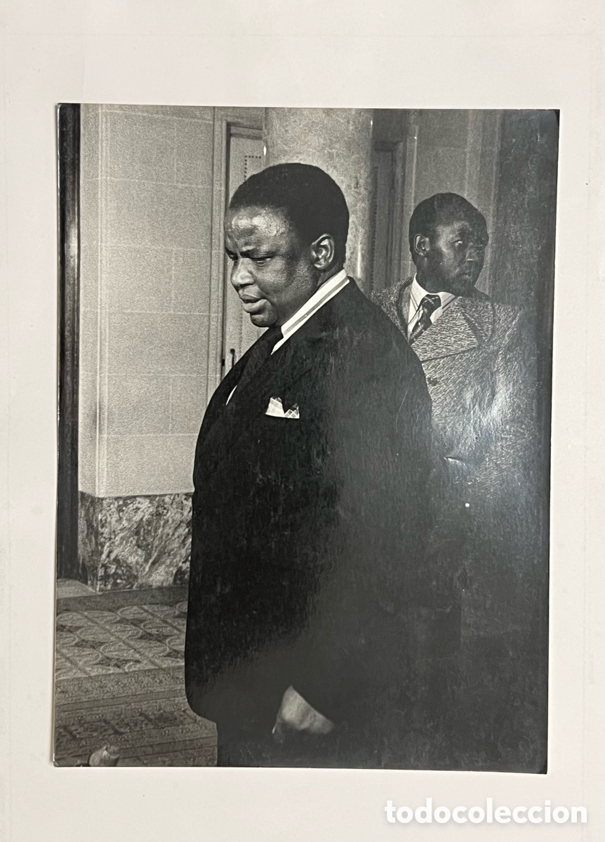 Fotograf&iacute;a antigua: David Dacko, pol&iacute;tico centroafricano. Primer Presidente de la Rep&uacute;blica Centroafricana