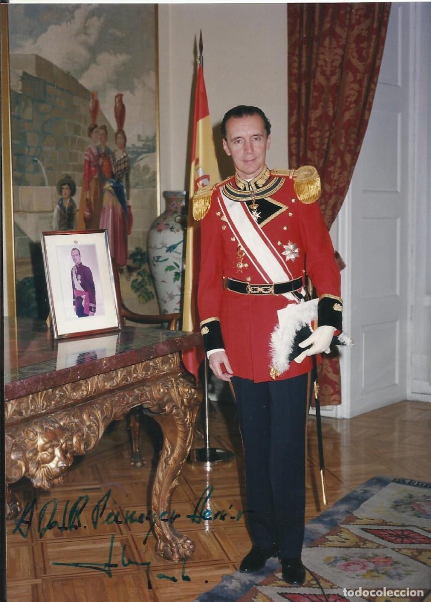 Fotograf&iacute;a antigua: Jean-Marie Musy. Embajador Orden de Malta. 2013. Fotograf&iacute;a firmada y dedicada. 18x13 cm.