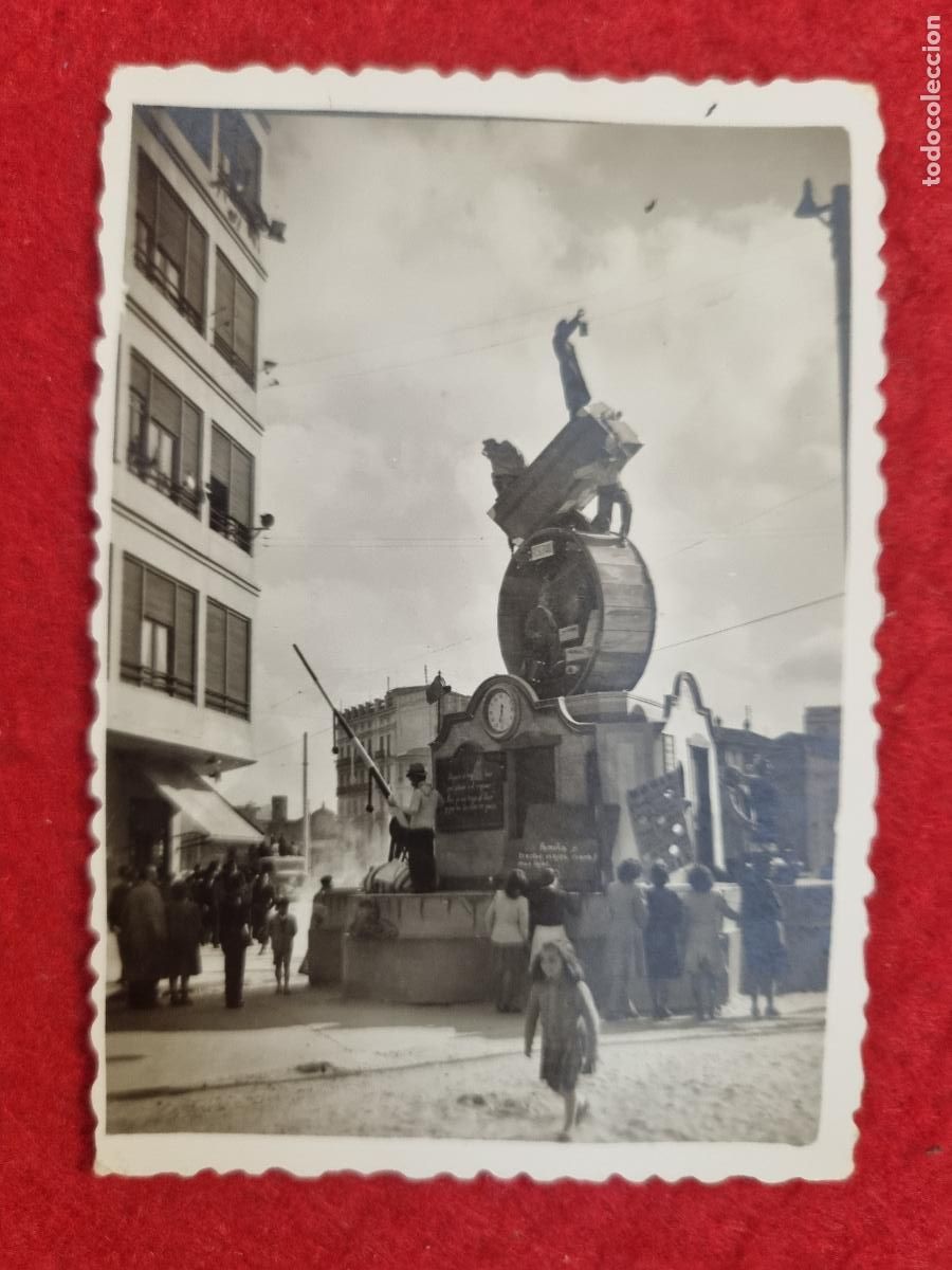 Fotograf&iacute;a antigua: ANTIGUA FOTO FOTOGRAFIA FALLA DE VALENCIA ORIGINAL KF1