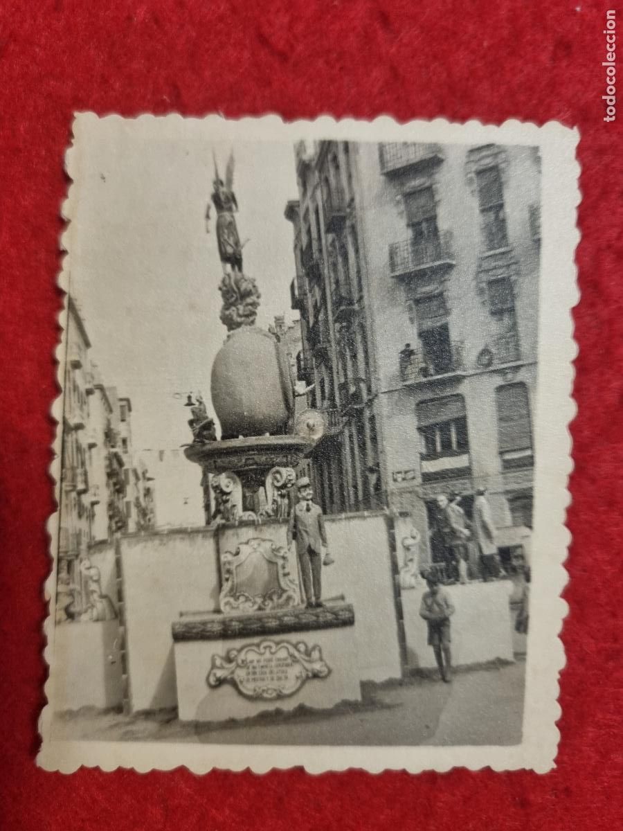 Fotograf&iacute;a antigua: ANTIGUA FOTO FOTOGRAFIA FALLA DE VALENCIA ORIGINAL KF1