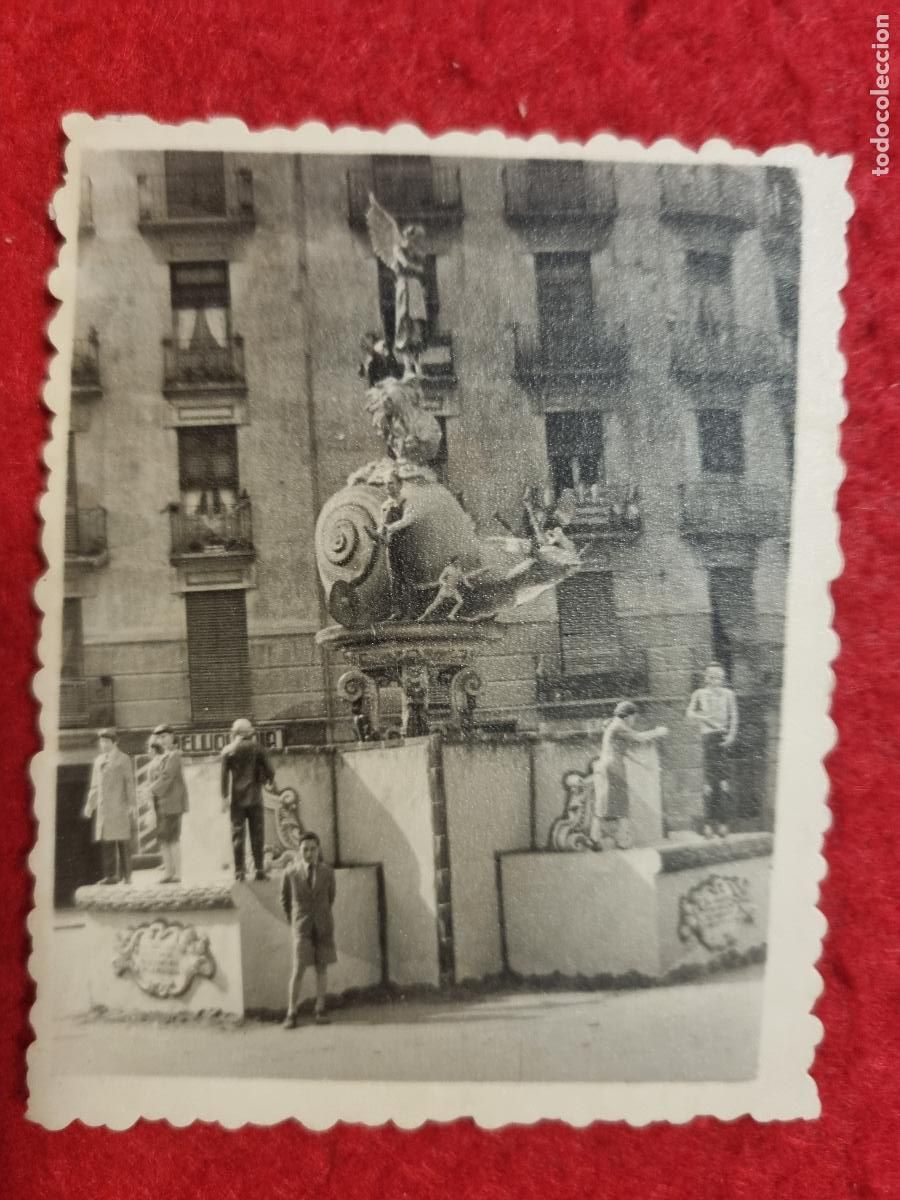 Fotograf&iacute;a antigua: ANTIGUA FOTO FOTOGRAFIA FALLA DE VALENCIA ORIGINAL KF1