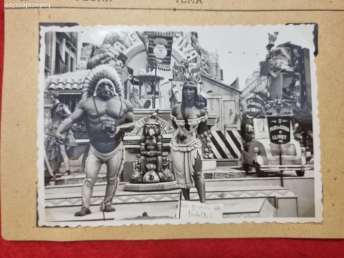 Fotograf&iacute;a antigua: ANTIGUA FOTO FOTOGRAFIA FALLA DE VALENCIA 1955 2&ordm; PREMIO ORIGINAL KF1