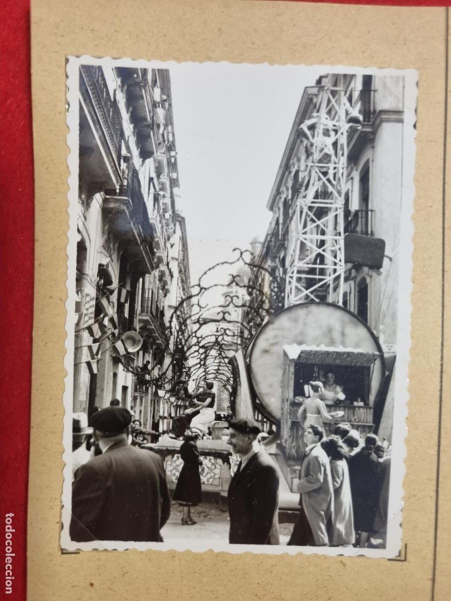 Fotograf&iacute;a antigua: ANTIGUA FOTO FOTOGRAFIA FALLA DE VALENCIA 1955 DESCONOZCO ORIGINAL KF1